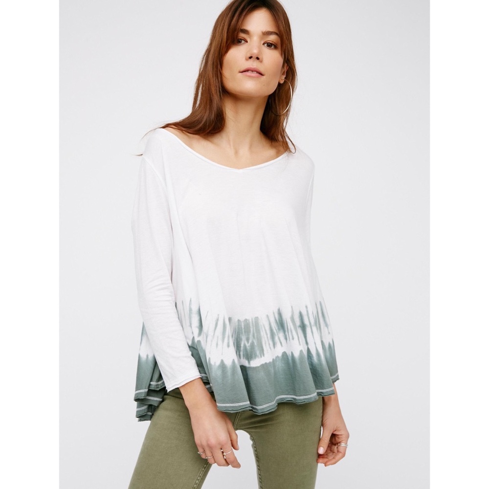 Free People Washed Swing Tee